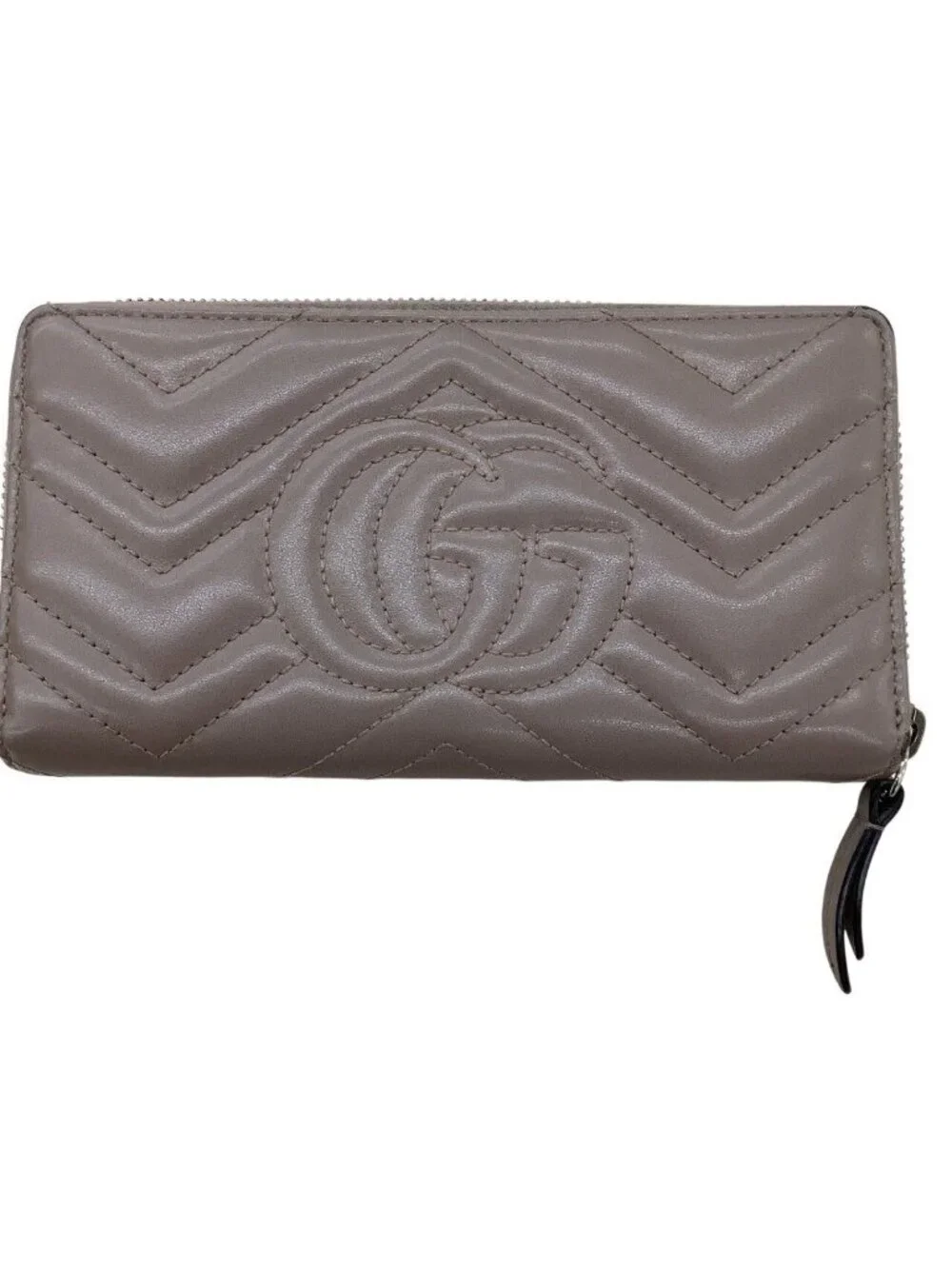★SOLD★ Gucci Wallet GG Marmont Pink Beige - Picture 3 of 10